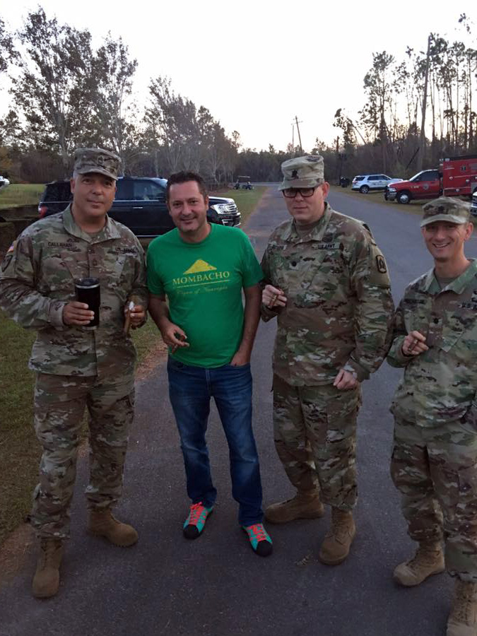 Claudio Sgroi and Troops