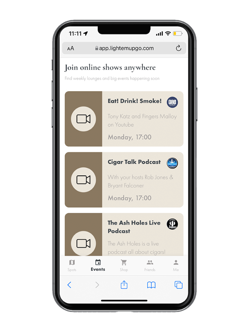 Cigar News: New Cigar App- Light ’em up GO – Launches Globally – Stogie ...